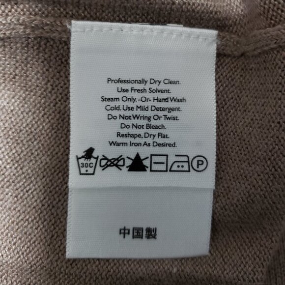 VTG Eddie Bauer 85% Silk Blend Henley Sweater - Picture 6 of 7